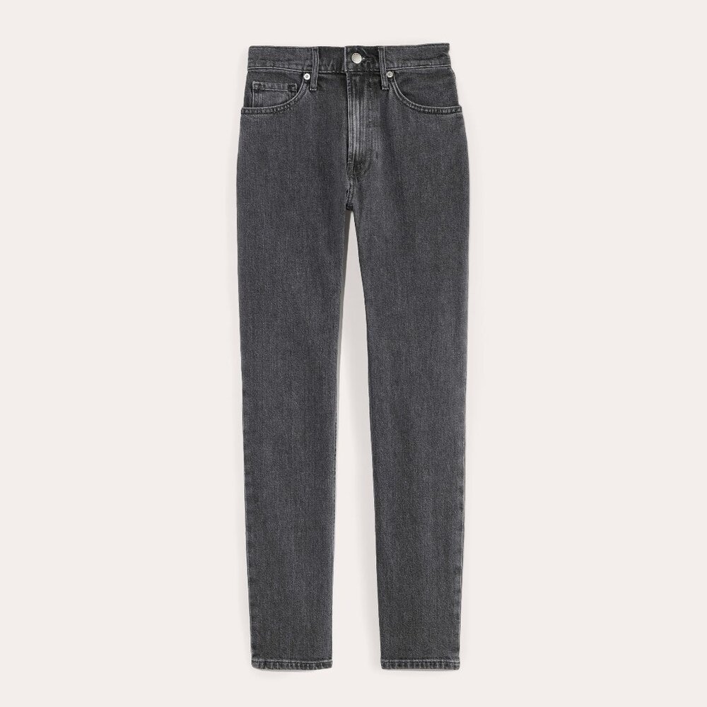 Everlane Women's Original Cheeky® Jean in Washed Charcoal, Size 25, 26.5 length